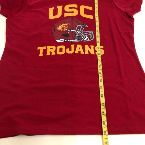 USC Trojans Women’s Football Helmet Team Color Officially Licensed T-Shirt Sz M - Picture 8 of 8